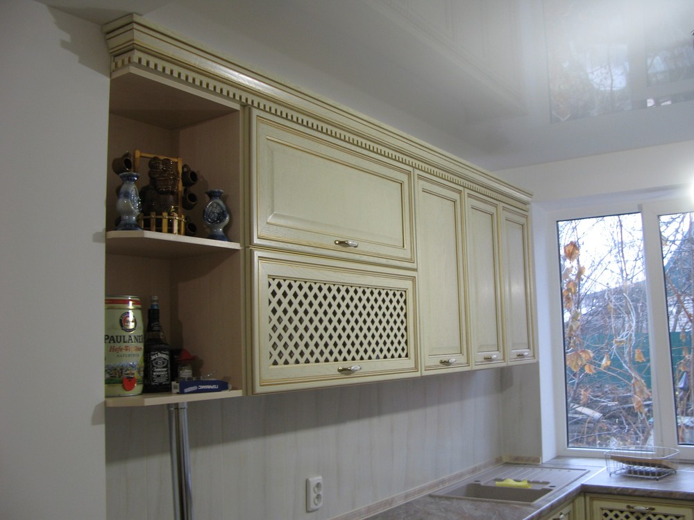 Белый кухонный гарнитур-Кухня МДФ в ПВХ «Модель 273»-фото5