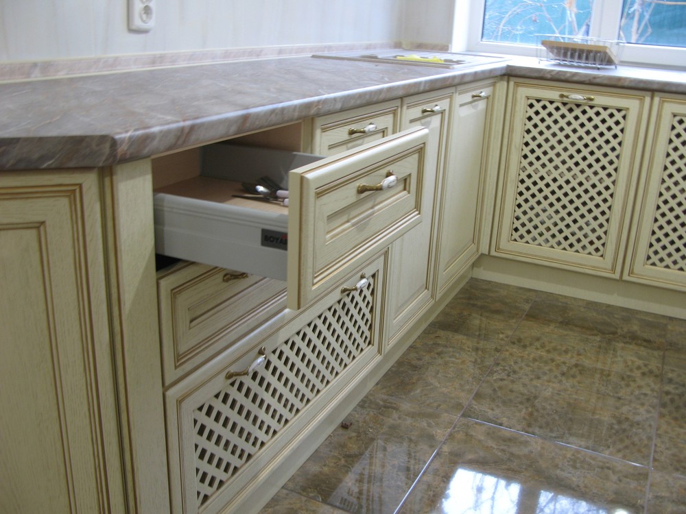 Белый кухонный гарнитур-Кухня МДФ в ПВХ «Модель 273»-фото6