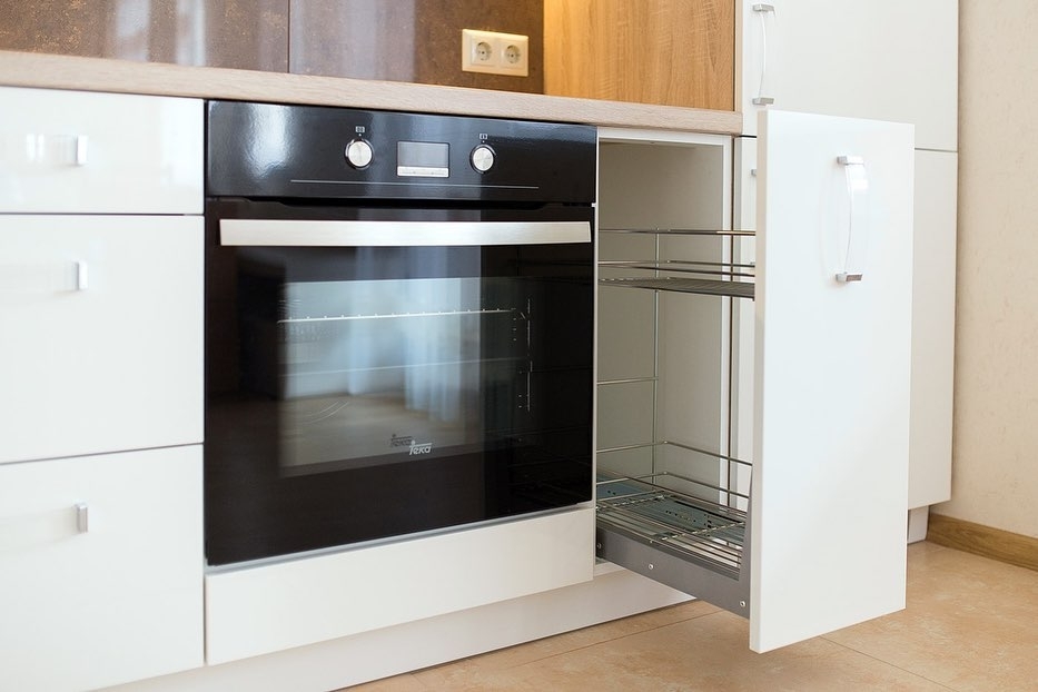 Белый кухонный гарнитур-Кухня МДФ в эмали «Модель 619»-фото6